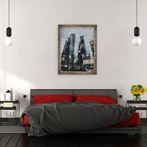Tablou inramat - David Studwell - Metropolis III, 70 x 90 cm - Img 3