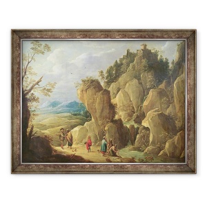 Tablou inramat - David Teniers the Younger - tiganii, 60 x 80 cm