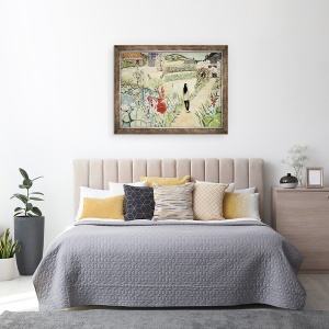 Tablou inramat - Deborah Eve Alastra - Nita in Giverny, 70 x 90 cm - Img 3