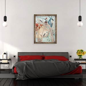 Tablou inramat - Deborah Eve Alastra - Peach House, 2015, 70 x 90 cm - Img 3