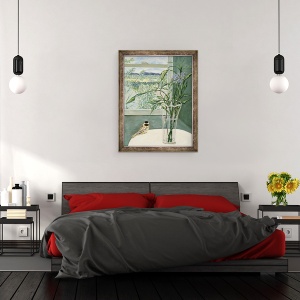 Tablou inramat - Deborah Eve Alastra - Vedere din interior, 2019, 60 x 80 cm - Img 3