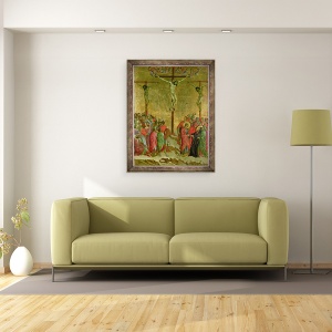 Tablou inramat - Duccio di Buoninsegna - Crucifixion, 70 x 90 cm - Img 2