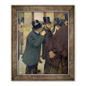 Tablou inramat - Edgar Degas - La Bursa de Valori, 70 x 85 cm