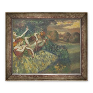 Tablou inramat - Edgar Degas - Patru Dansatori, 50 x 60 cm