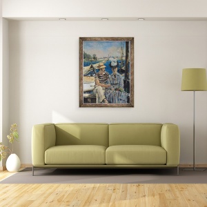 Tablou inramat - Edouard Manet - Argenteuil, 70 x 90 cm - Img 2