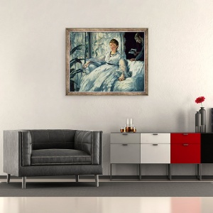 Tablou inramat - Edouard Manet - Citire, 50 x 60 cm - Img 2