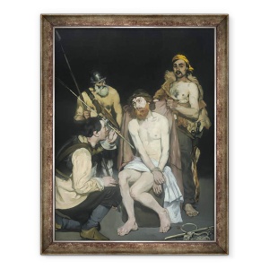 Tablou inramat - Edouard Manet - Isus batjocorit de soldati, 60 x 80 cm