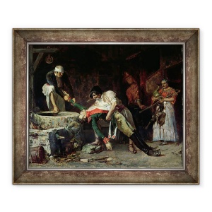 Tablou inramat - Eduardo Zamacois y Zabala - Spania 1812 - Ocupatia franceza, 50 x 60 cm