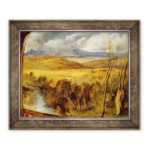Tablou inramat - Edwin Landseer - Un Peisaj Highland, 50 x 60 cm