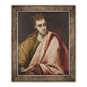 Tablou inramat - El Domenico Greco - St. John, 70 x 85 cm