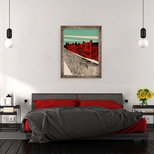 Tablou inramat - Eliza Southwood - Zidul Jarrah, 60 x 80 cm - Img 3