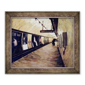 Tablou inramat - Ellen Golla - Toate Trenurile Merg la Kings Cross St Pancras, 50 x 60 cm
