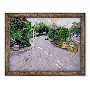 Tablou inramat - Ellen Golla - Vedere dintr-un Flyover, 70 x 90 cm