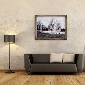 Tablou inramat - Ellen Golla - Westgrove, Privind spre Blackheath, 70 x 90 cm - Img 2