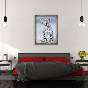 Tablou inramat - Eric Meyer - Tanar ghepard, 2019, 60 x 80 cm - Img 3