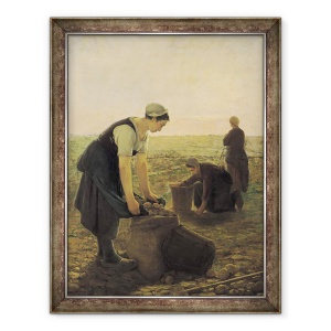 Tablou inramat - Ernest Masson - Recolta cartofului, 70 x 90 cm