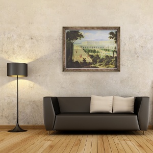 Tablou inramat - Etienne Allegrain - Orangerie la Chateau de Versailles, 70 x 90 cm - Img 2