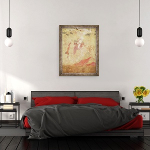 Tablou inramat - Etruscan - Stanca si scafandri, de la mormantul de vanatoare si pescuit, 60 x 80 cm - Img 3