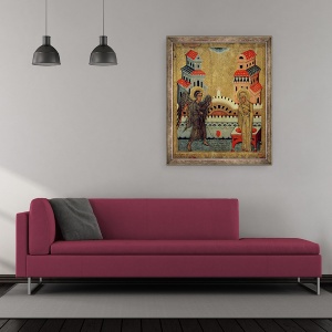 Tablou inramat - Fedusko of Sambor - Buna Vestire, 50 x 60 cm - Img 2