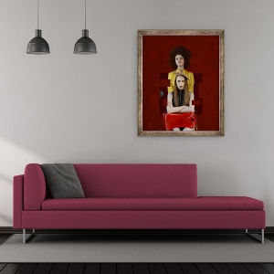 Tablou inramat - Filipp Rabachev - Control. Revolutia emotiilor, 2019, 50 x 60 cm - Img 2