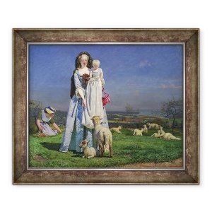 Tablou inramat - Ford Madox Brown - Frumoasele Baa-Mambii, 70 x 85 cm