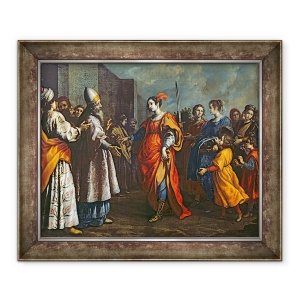 Tablou inramat - Francesco Curradi - Triumful lui Judith, 70 x 85 cm