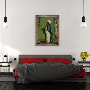 Tablou inramat - Francis Smith - Kisler Aga, 60 x 80 cm - Img 3