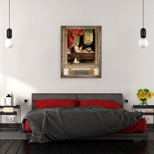 Tablou inramat - Francisco de Zurbaran - Parintele Gonzalo de Illescos, 60 x 80 cm - Img 3