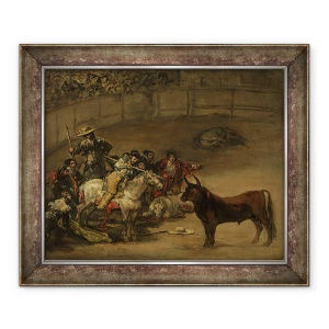 Tablou inramat - Francisco Jose de Goya y Lucientes - Bullfight, Suerte de Varas, 50 x 60 cm