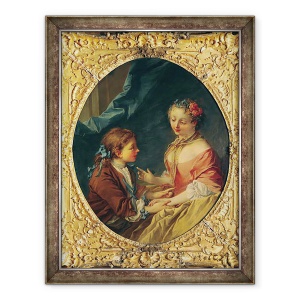 Tablou inramat - Francois Boucher - Mama si Copil, 60 x 80 cm