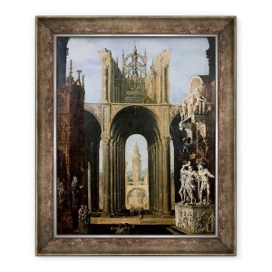 Tablou inramat - Francois de Nome - Arhitectura, 70 x 85 cm