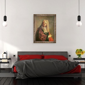 Tablou inramat - Francois de Troy - Portretul unui Alderman, 60 x 80 cm - Img 3