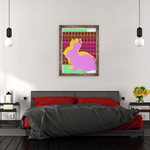 Tablou inramat - Francois Domain - Salutari de Paste, 2015, 70 x 90 cm - Img 3