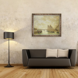 Tablou inramat - Frank Myers Boggs - Notre Dame, 70 x 90 cm - Img 2