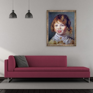 Tablou inramat - Frans Hals - Copilul Razand, 50 x 60 cm - Img 2