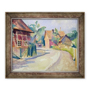 Tablou inramat - Franz Nolken - Strada A Village, 70 x 85 cm
