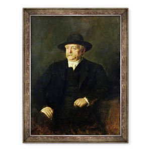 Tablou inramat - Franz Seraph von Lenbach - Cancelarul Otto von Bismarck 1815-98, 60 x 80 cm