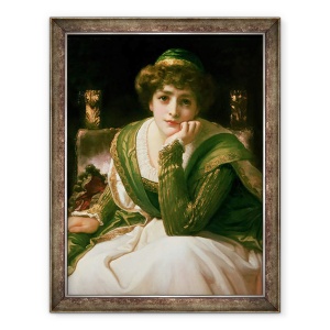 Tablou inramat - Frederic Leighton - Desdemona, 60 x 80 cm