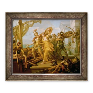 Tablou inramat - Gavin Hamilton - Violul lui Helen, 50 x 60 cm