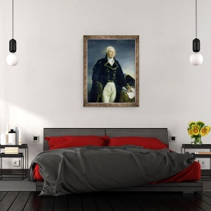 Tablou inramat - Georges Rouget - Portretul lui Francois-Christophe Kellermann 1735-1820 c.1835, 60 x 80 cm - Img 3