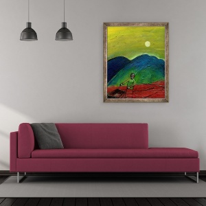 Tablou inramat - Gigi Sudbury - Am avut tot ce aveam nevoie, 50 x 60 cm - Img 2