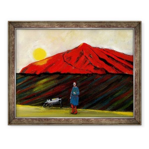 Tablou inramat - Gigi Sudbury - Mi-am adus porcul acasa, 2004, 70 x 90 cm