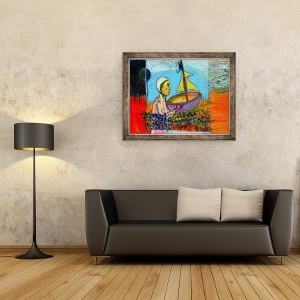 Tablou inramat - Gigi Sudbury - Plecarea, 2019, 60 x 80 cm - Img 2