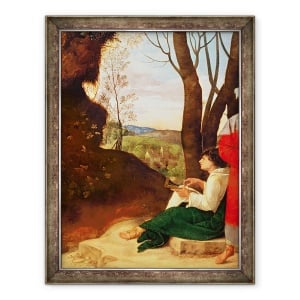 Tablou inramat - Giorgione - Cei Trei Filozofi, 60 x 80 cm