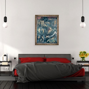 Tablou inramat - Giotto di Bondone - Judecata de Apoi, 60 x 80 cm - Img 3
