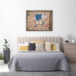 Tablou inramat - Giotto di Bondone - Masacrul Inocentilor, 70 x 90 cm - Img 3
