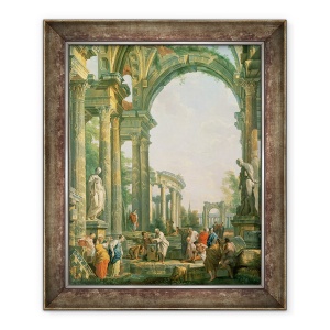 Tablou inramat - Giovanni Paolo Pannini - Ruine clasice, 50 x 60 cm