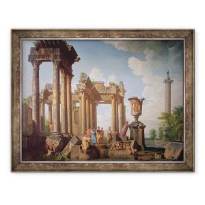 Tablou inramat - Giovanni Paolo Pannini - Scene clasice, 70 x 90 cm