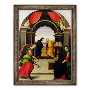 Tablou inramat - Girolamo del Pacchia - Buna Vestire si Vizita, 60 x 80 cm