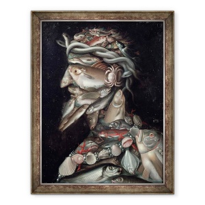 Tablou inramat - Giuseppe Arcimboldo - Amiralul, 60 x 80 cm